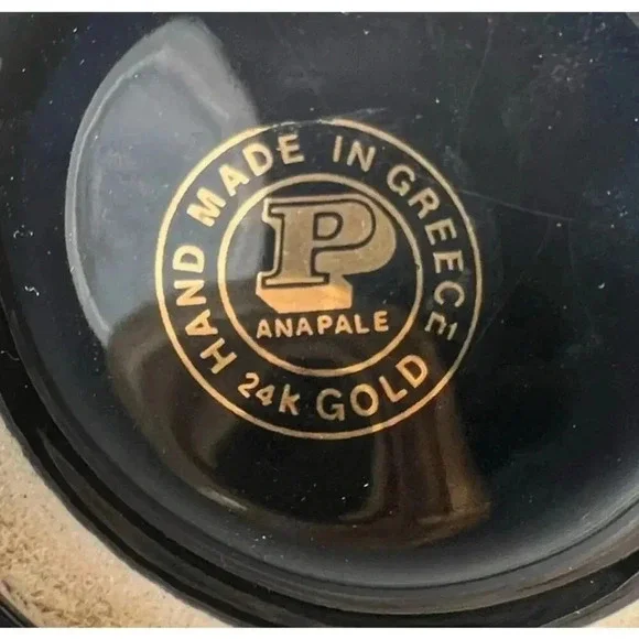 Gorgeous Anapale 24 Karat Gold Accent Vase - Picture 7 of 9